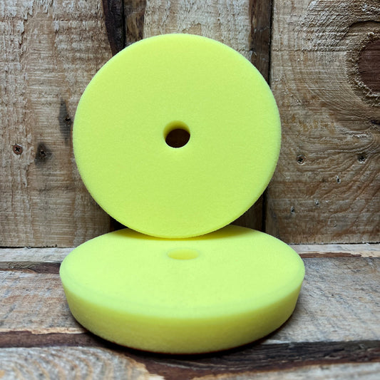 Yellow DA (dual action) Style Premium Buffing Head - 160mm x 25mm - Medium