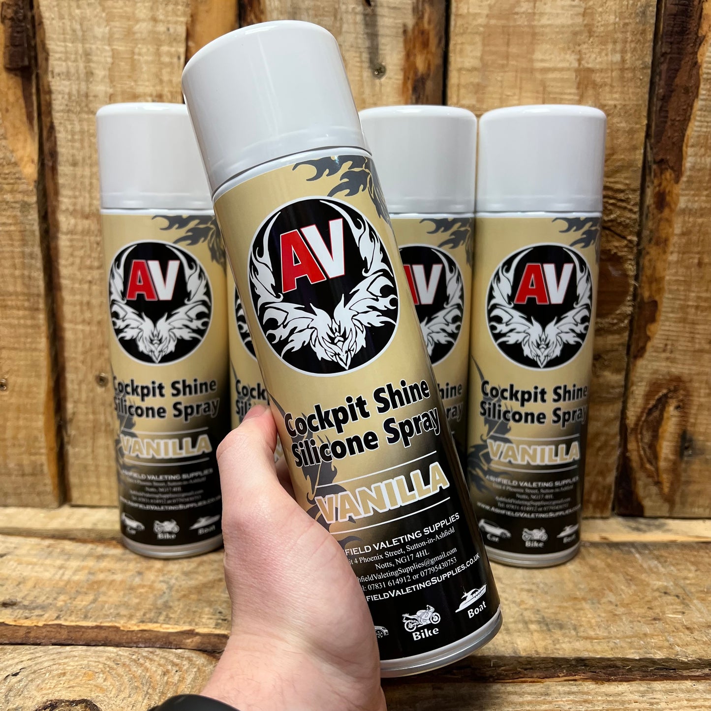 Vanilla Cockpit Shine / Silicone Spray 500ml