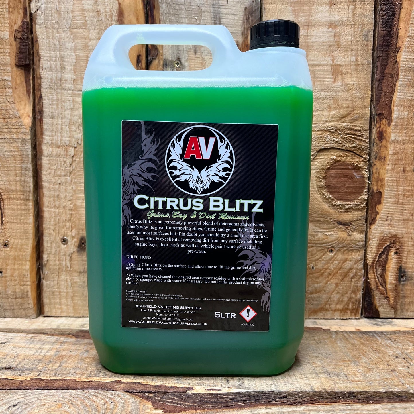 Citrus Blitz Pre Wash V2 NEW FORMULA - Concentrated Bug & Dirt - APC - 5 Litre