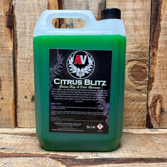 Citrus Blitz Pre Wash V2 NEW FORMULA - Concentrated Bug & Dirt - APC - 5 Litre