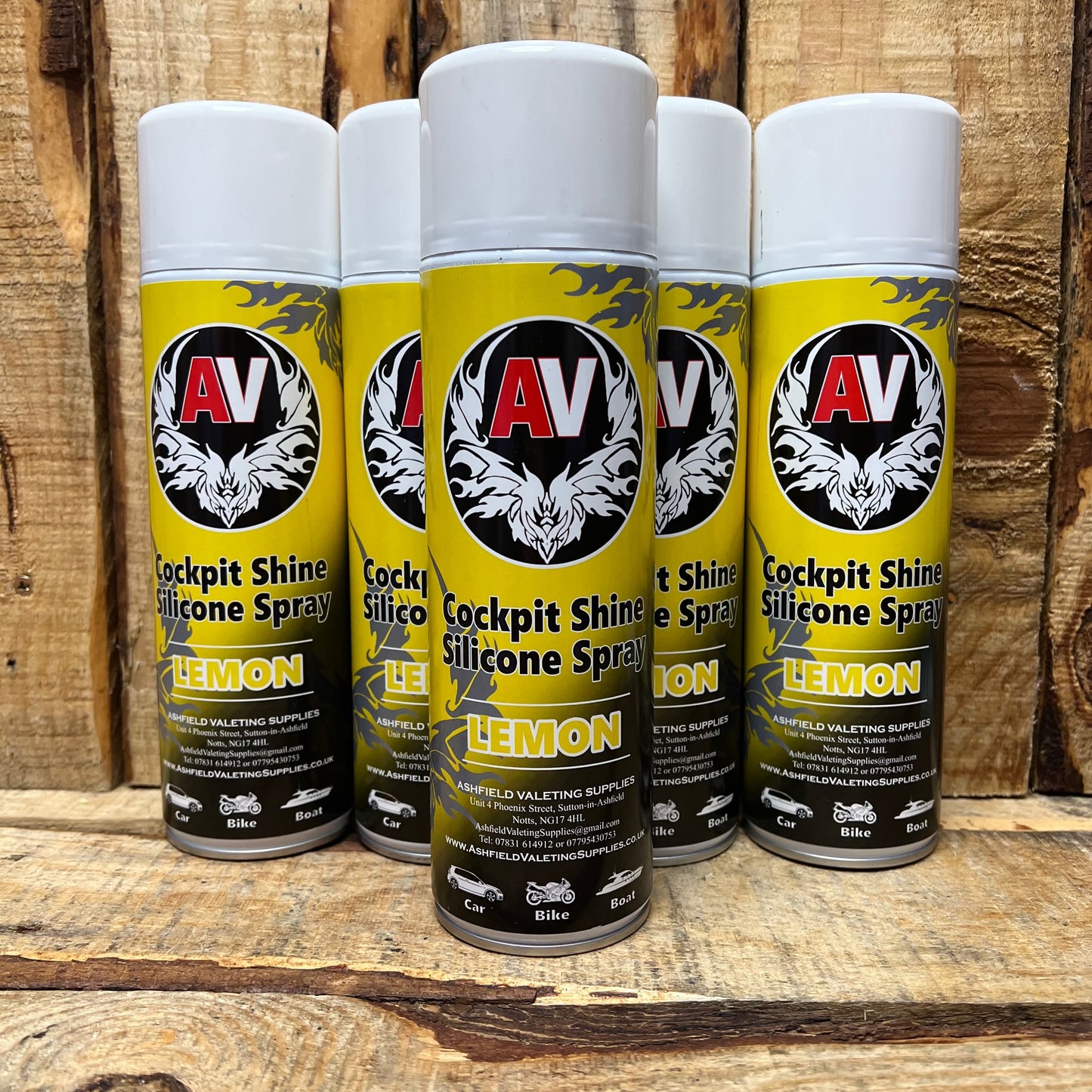 Lemon Cockpit Shine / Silicone Spray 500ml